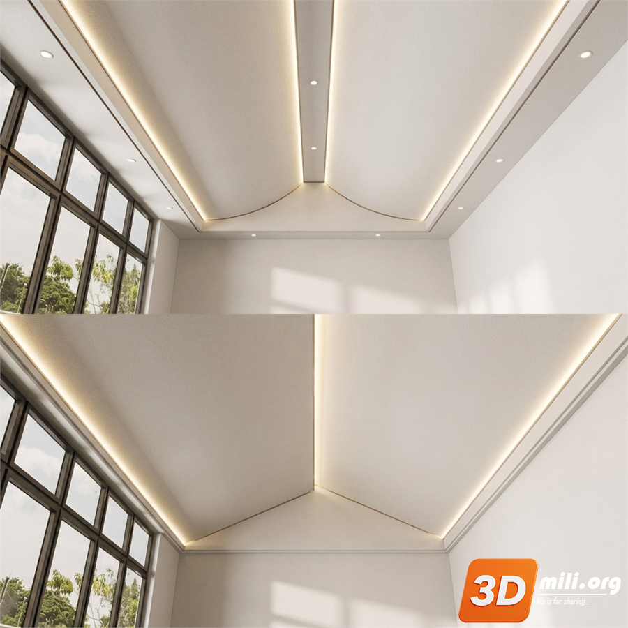 Ceiling Decoration Skp Files